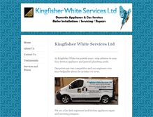 Tablet Screenshot of kingfisherwhite.co.uk